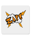 Onomatopoeia ZAP 4x4&#x22; Square Sticker 4 Pieces-Stickers-TooLoud-White-Davson Sales