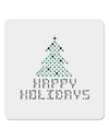 Happy Holidays Sparkles 4x4&#x22; Square Sticker-Stickers-TooLoud-1-Davson Sales