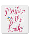 Mother of the Bride - Diamond - Color 4x4&#x22; Square Sticker 4 Pieces-Stickers-TooLoud-White-Davson Sales