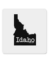 Idaho - United States Shape 4x4&#x22; Square Sticker 4 Pieces-Stickers-TooLoud-White-Davson Sales