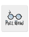 Pott Head Magic Glasses 4x4&#x22; Square Sticker-Stickers-TooLoud-1-Davson Sales