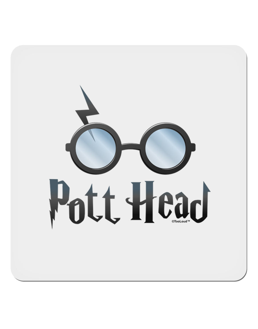 Pott Head Magic Glasses 4x4&#x22; Square Sticker-Stickers-TooLoud-1-Davson Sales