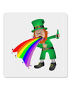 Puking Rainbow Leprechaun 4x4&#x22; Square Sticker-Stickers-TooLoud-1-Davson Sales