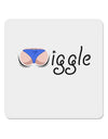 Wiggle - Twerk Light 4x4&#x22; Square Sticker 4 Pieces-Stickers-TooLoud-White-Davson Sales