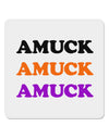 Amuck Amuck Amuck Halloween 4x4&#x22; Square Sticker 4 Pieces-Stickers-TooLoud-White-Davson Sales