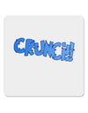 Onomatopoeia CRUNCH 4x4&#x22; Square Sticker 4 Pieces-Stickers-TooLoud-White-Davson Sales