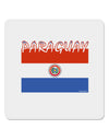 Paraguay Flag 4x4&#x22; Square Sticker-Stickers-TooLoud-1-Davson Sales