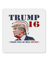 Trump - Hell Toupee 4x4&#x22; Square Sticker-Stickers-TooLoud-1-Davson Sales