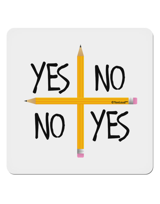 Charlie Charlie Challenge 4x4&#x22; Square Sticker 4 Pieces-Stickers-TooLoud-White-Davson Sales