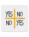 Charlie Charlie Challenge 4x4&#x22; Square Sticker 4 Pieces-Stickers-TooLoud-White-Davson Sales