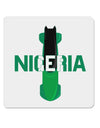 Nigeria Bobsled 4x4&#x22; Square Sticker-Stickers-TooLoud-1-Davson Sales