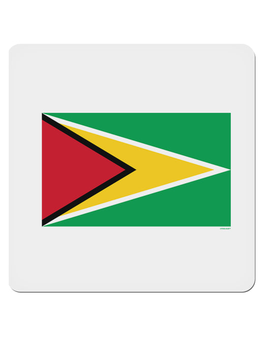 TooLoud Guyana Flag 4x4 Inch Square Stickers - 4 Pieces-Stickers-TooLoud-Davson Sales