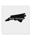 North Carolina - United States Shape 4x4&#x22; Square Sticker 4 Pieces-Stickers-TooLoud-White-Davson Sales