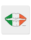 Irish Flag Kiss 4x4&#x22; Square Sticker 4 Pieces-Stickers-TooLoud-White-Davson Sales