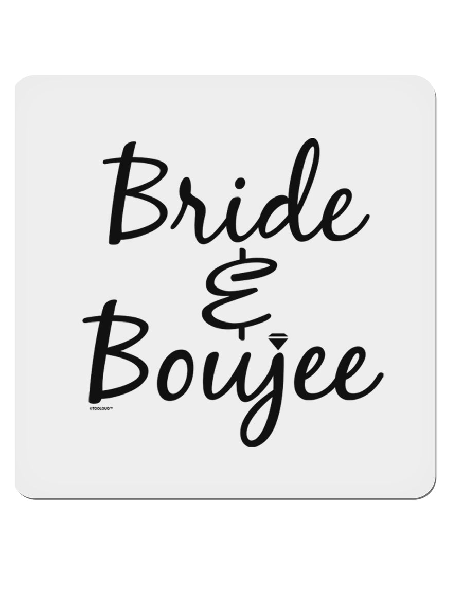 TooLoud Bride and Boujee 4x4 Inch Square Stickers - 4 Pieces-Stickers-TooLoud-Davson Sales