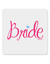 Bride Design - Diamond - Color 4x4&#x22; Square Sticker 4 Pieces-Stickers-TooLoud-White-Davson Sales