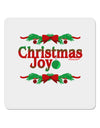 Christmas Joy Color 4x4&#x22; Square Sticker-Stickers-TooLoud-1-Davson Sales