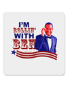 Rollin' With Ben 4x4&#x22; Square Sticker 4 Pieces-Stickers-TooLoud-White-Davson Sales