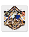 Native American Dancer 1 4x4&#x22; Square Sticker-Stickers-TooLoud-1-Davson Sales