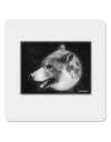 TooLoud White Wolf Moon 4x4&#x22; Square Sticker-Stickers-TooLoud-1-Davson Sales