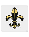 Golden Fleur de Lis 4x4&#x22; Square Sticker-Stickers-TooLoud-1-Davson Sales