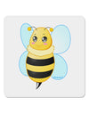 Cute Bee 4x4&#x22; Square Sticker 4 Pieces-Stickers-TooLoud-White-Davson Sales