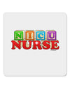 Nicu Nurse 4x4&#x22; Square Sticker-Stickers-TooLoud-1-Davson Sales