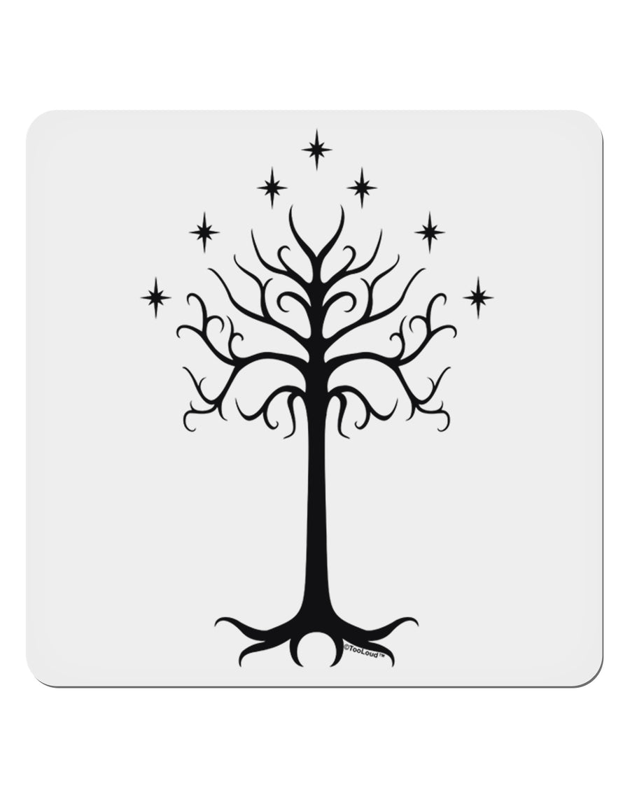 The Royal White Tree 4x4&#x22; Square Sticker-Stickers-TooLoud-1-Davson Sales