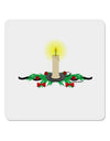 Chirstmas Candle 4x4&#x22; Square Sticker-Stickers-TooLoud-1-Davson Sales