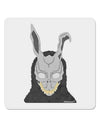 Scary Buny Face Watercolor 4x4&#x22; Square Sticker 4 Pieces-Stickers-TooLoud-White-Davson Sales