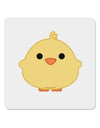 Cute Little Chick - Yellow 4x4&#x22; Square Sticker 4 Pieces-Stickers-TooLoud-White-Davson Sales