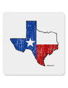 State of Texas Flag Design - Distressed 4x4&#x22; Square Sticker 4 Pieces-Stickers-TooLoud-White-Davson Sales