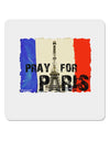 Pray For Paris Watercolor 4x4&#x22; Square Sticker-Stickers-TooLoud-1-Davson Sales