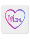 Mom Heart Design - Gradient Colors 4x4&#x22; Square Sticker 4 Pieces-Stickers-TooLoud-White-Davson Sales