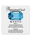 Birthstone Aquamarine 4x4&#x22; Square Sticker-Stickers-TooLoud-1-Davson Sales