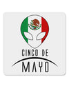 Mexican Extraterrestrial Text 4x4&#x22; Square Sticker-Stickers-TooLoud-1-Davson Sales