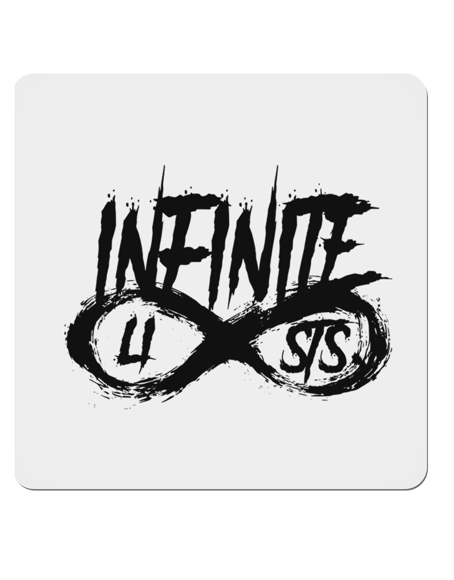 Infinite Lists 4x4" Square Sticker-Stickers-TooLoud-1-Davson Sales