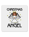 Christmas Angel 4x4&#x22; Square Sticker-Stickers-TooLoud-1-Davson Sales