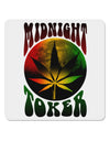 Midnight Toker Marijuana 4x4&#x22; Square Sticker 4 Pieces-Stickers-TooLoud-White-Davson Sales