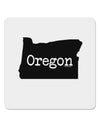 Oregon - United States Shape 4x4&#x22; Square Sticker 4 Pieces-Stickers-TooLoud-White-Davson Sales