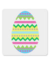 Colorful Easter Egg 4x4&#x22; Square Sticker 4 Pieces-Stickers-TooLoud-White-Davson Sales