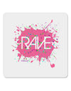 Rave Splatter Pink 4x4&#x22; Square Sticker-Stickers-TooLoud-1-Davson Sales