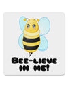 Bee-lieve In Me 4x4&#x22; Square Sticker 4 Pieces-Stickers-TooLoud-White-Davson Sales