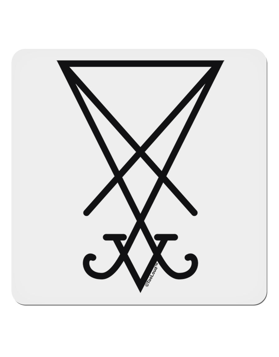 Sigil of Lucifer - Seal of Satan 4x4&#x22; Square Sticker-Stickers-TooLoud-1-Davson Sales