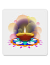 Festive Diya and Rangoli 4x4&#x22; Square Sticker-Stickers-TooLoud-1-Davson Sales