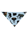 Mixed Elephants AOP Dog Bandana 26&#x22; All Over Print-Dog Bandana-TooLoud-White-One-Size-Fits-Most-Davson Sales