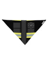 Firefighter Black AOP Dog Bandana 26&#x22; All Over Print-Dog Bandana-TooLoud-White-One-Size-Fits-Most-Davson Sales