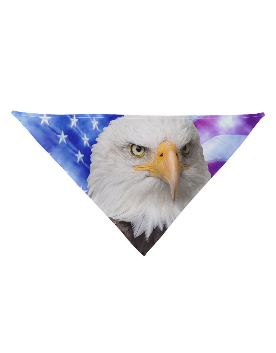 All American Eagle All Over Dog Bandana 26&#x22; All Over Print by TooLoud-Dog Bandana-TooLoud-White-One-Size-Fits-Most-Davson Sales