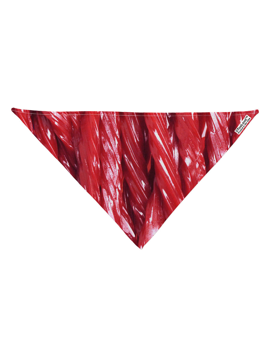 Red Rope Candy All Over Dog Bandana 26&#x22; All Over Print-Dog Bandana-TooLoud-White-One-Size-Fits-Most-Davson Sales