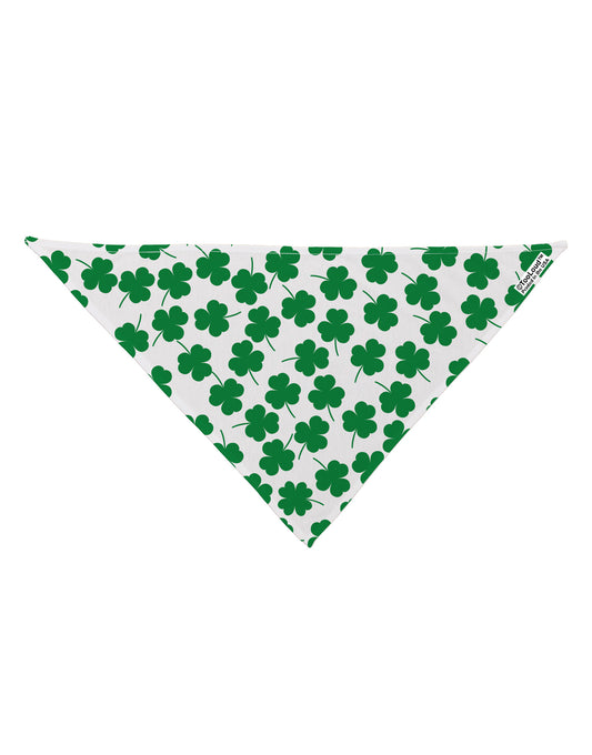 Find the 4 Leaf Clover Shamrocks Dog Bandana 26&#x22; All Over Print-Dog Bandana-TooLoud-White-One-Size-Fits-Most-Davson Sales